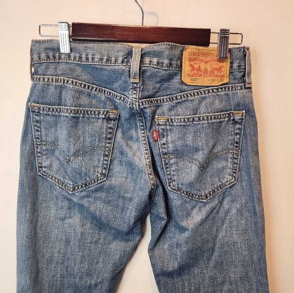 Levi's 527 Women's Jeans Denim Blue Jeans Red Tab Straight Cut Jeans 29 x 30 - Picture 7 of 13